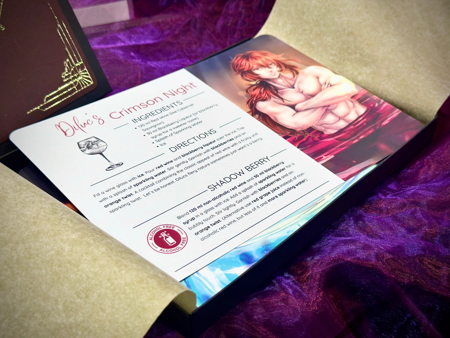 Free Refill - New Cards for your Cocktails from Teyvat Box