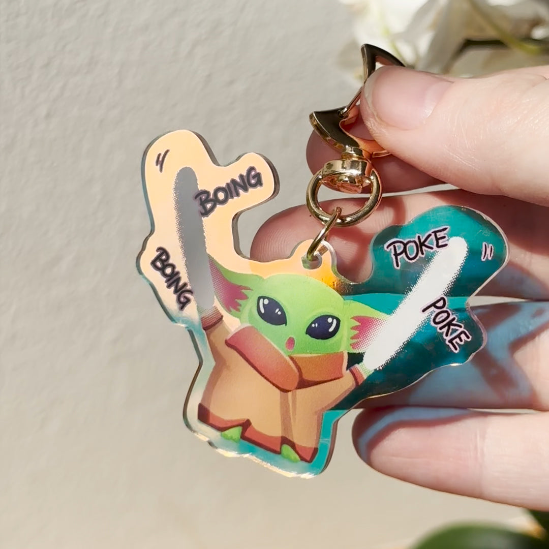 Acrylic Rainbow Charm: Lightsabers