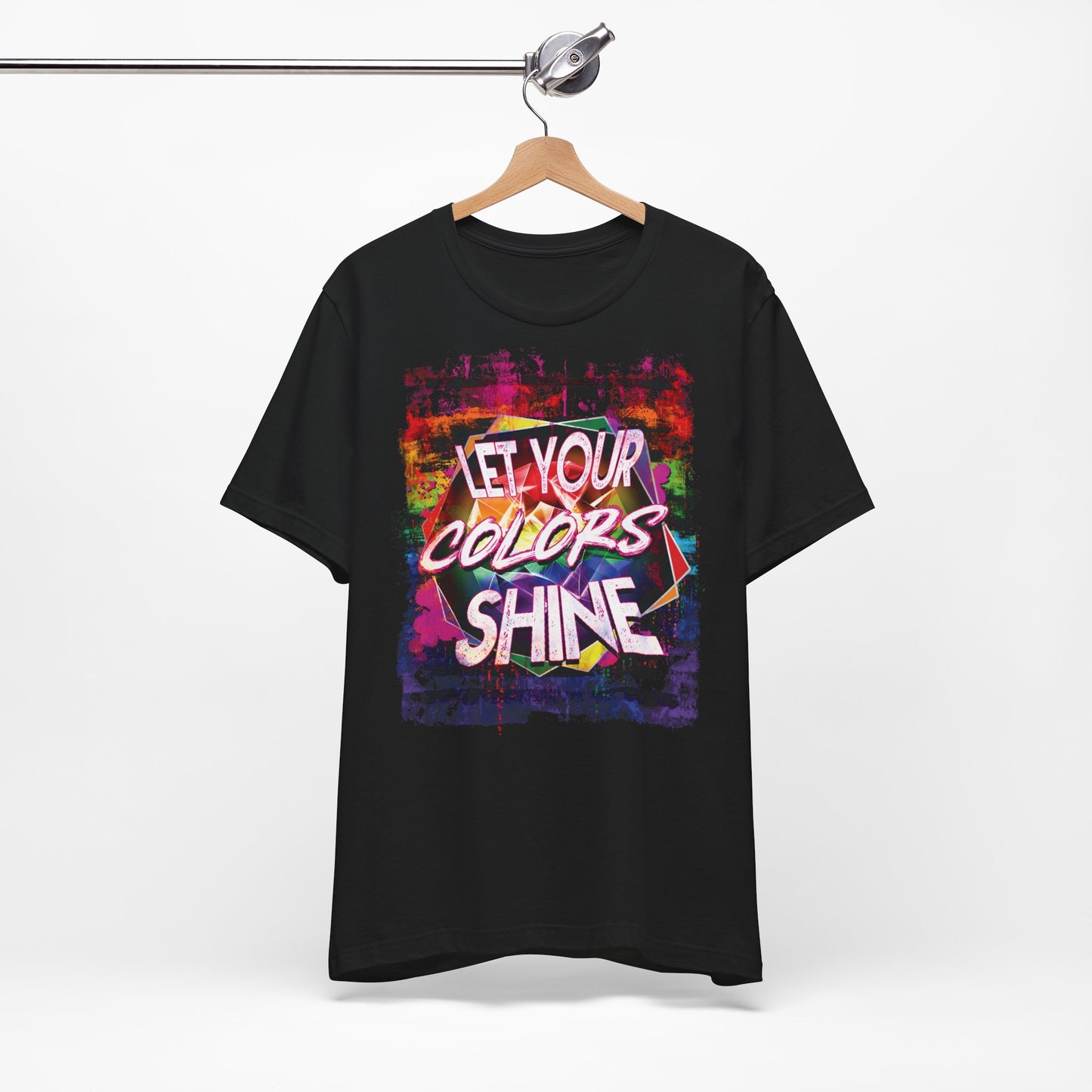 "Let your Colors shine" Unisex Pride Jersey T-Shirt