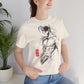 "Ambition" Artistic Unisex Jersey T-shirt - Bold Body Sketch Design