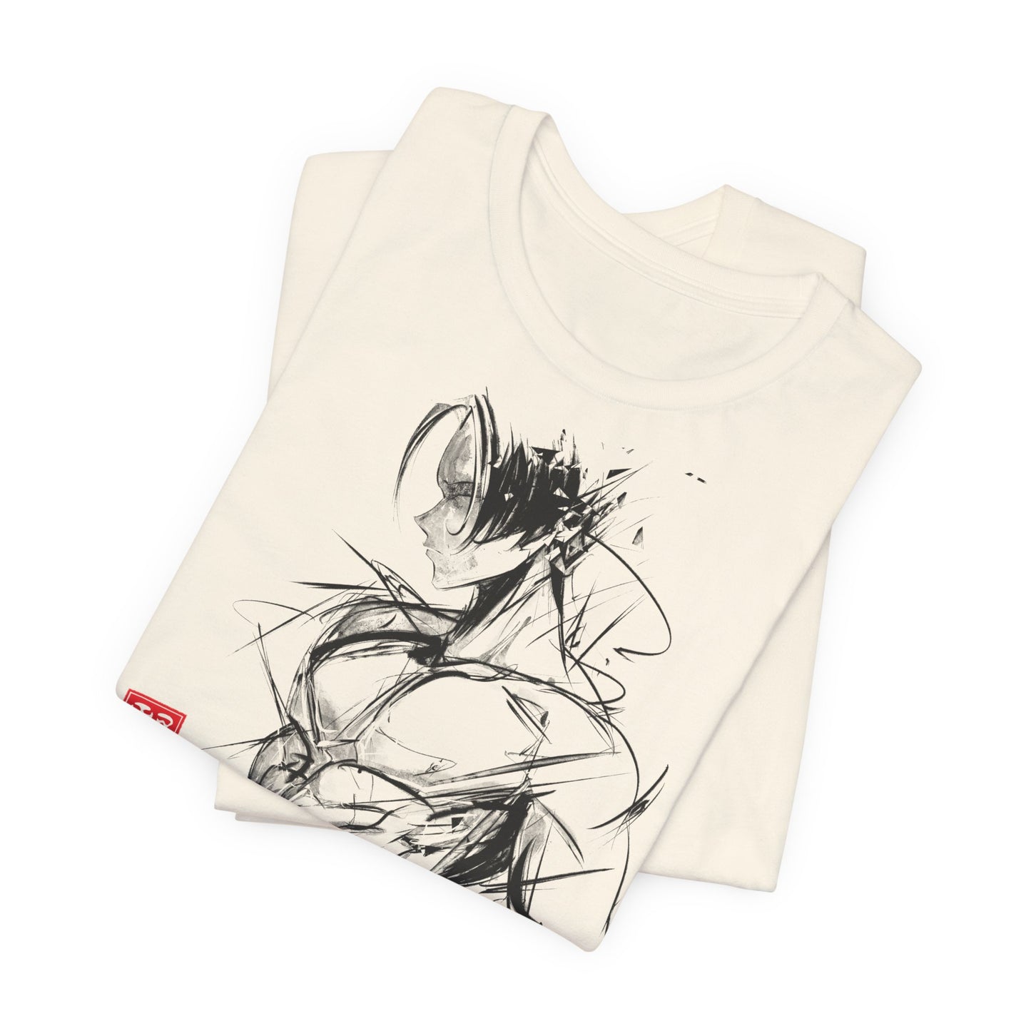 "Ambition" Artistic Unisex Jersey T-shirt - Bold Body Sketch Design