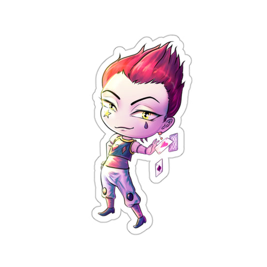 Cute Chibi Sticker of Hisoka from Hunter x Hunter