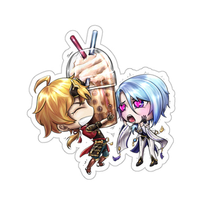 Cute Chibi Sticker Ayato / Thoma from Genshin Impact