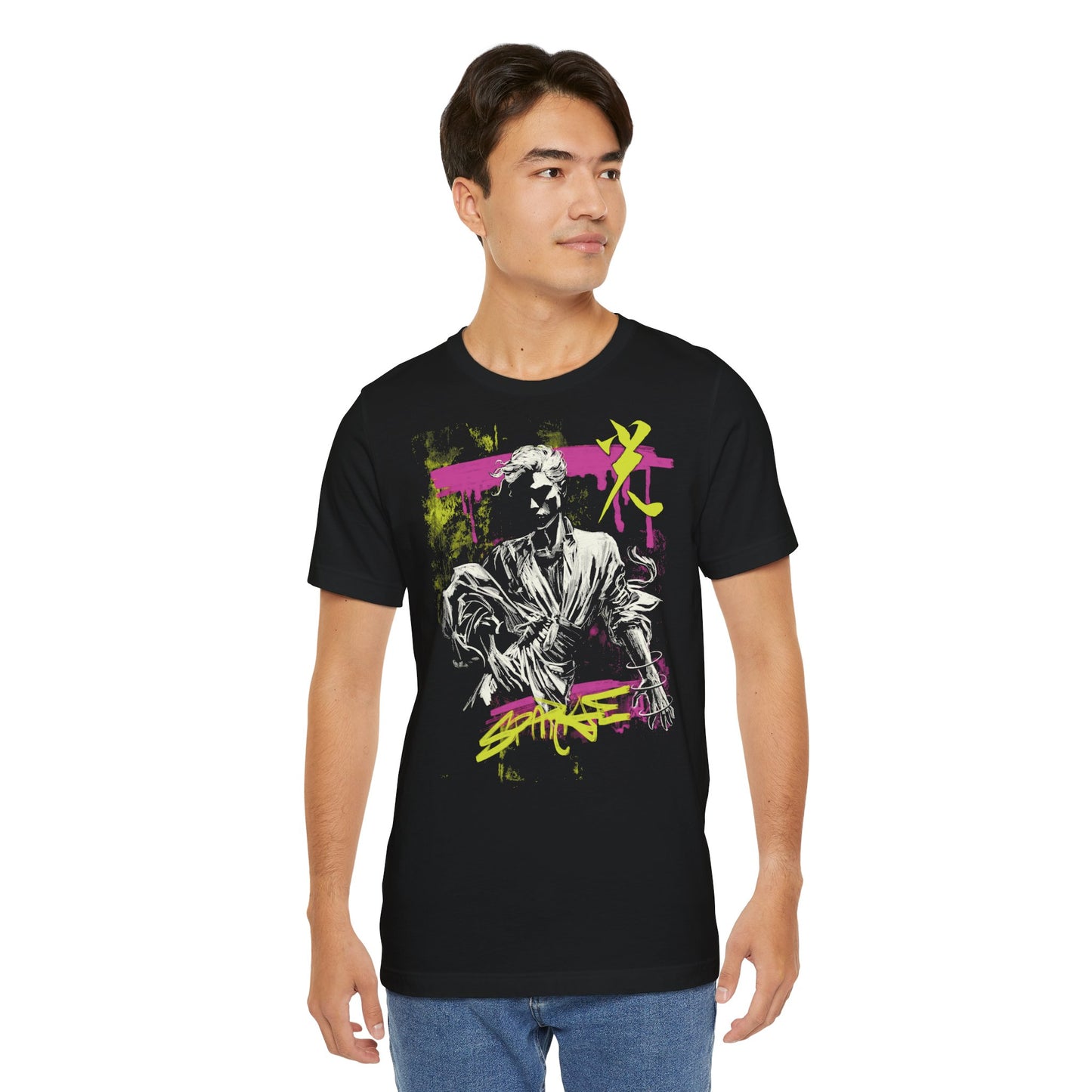 "Spark" Unisex Jersey Shirt - Artistic Graphic T-Shirt