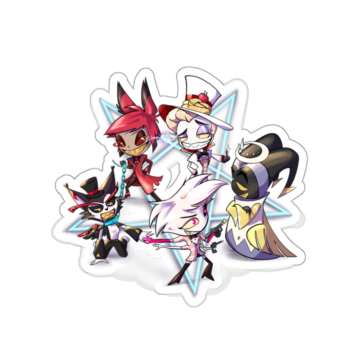 Cute Chibi Sticker Hazbin Hotel