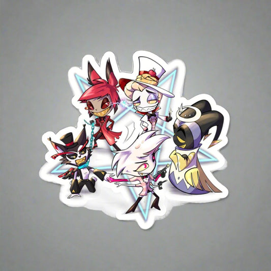 Cute Chibi Sticker Hazbin Hotel