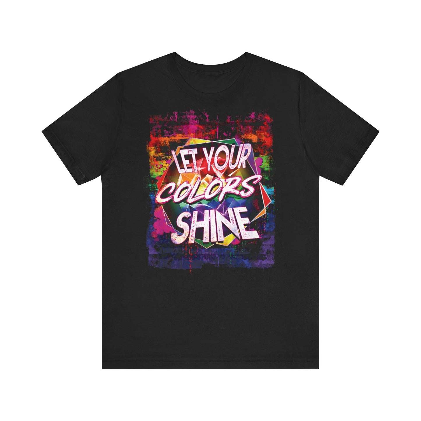 "Let your Colors shine" Unisex Pride Jersey T-Shirt